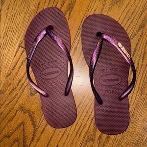 Havaianas Deep Purple Flip Flops